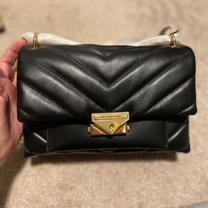 Michael Kors crossbody medium black handbag